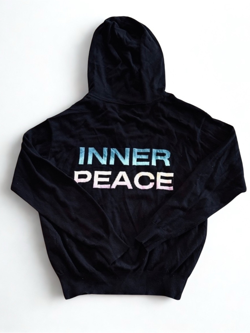 NWOT Spiritual Gangster Black Inner Peace Sweater Hoodie, Size XS